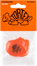Dunlop 418P.60 Tortex Standard .60mm Orange Guitar Pick - 12-pack