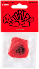 Dunlop 418P050 Tortex Standard .50mm Red Guitar Picks - 12 Pack