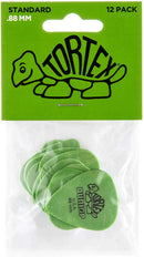 Dunlop 418P088 Tortex Standard Guitar Picks .88mm Green - 12 Pack