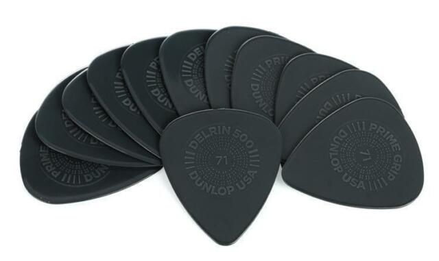 Dunlop 450P071 Prime Grip Delrin 500 Guitar Picks .71mm Guitar Picks - 12 Pack