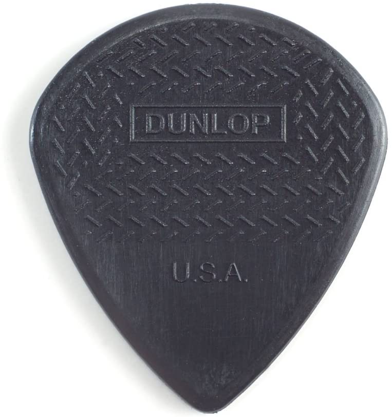 Dunlop 471P3S Max-Grip Jazz III Black "Stiffo" 1.38mm Guitar Pick - 6 Pack