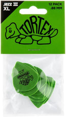 Dunlop 498P088 Tortex Jazz III XL .88MM Guitar Picks - 12 Pack