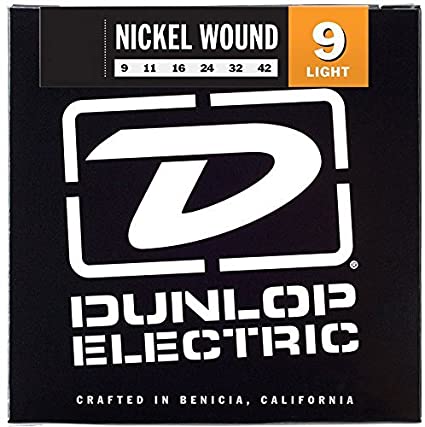 Dunlop DEN0942 Nickel Wound 9–42 Light Gauge Electric Guitar Strings