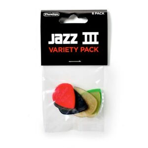 Dunlop PVP103 Jazz III Variety Pack -- Six Pack