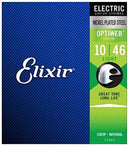 Elixir 19052 Optiweb Nickel-Plated 10-46 Light Gauge Electric Guitar Strings