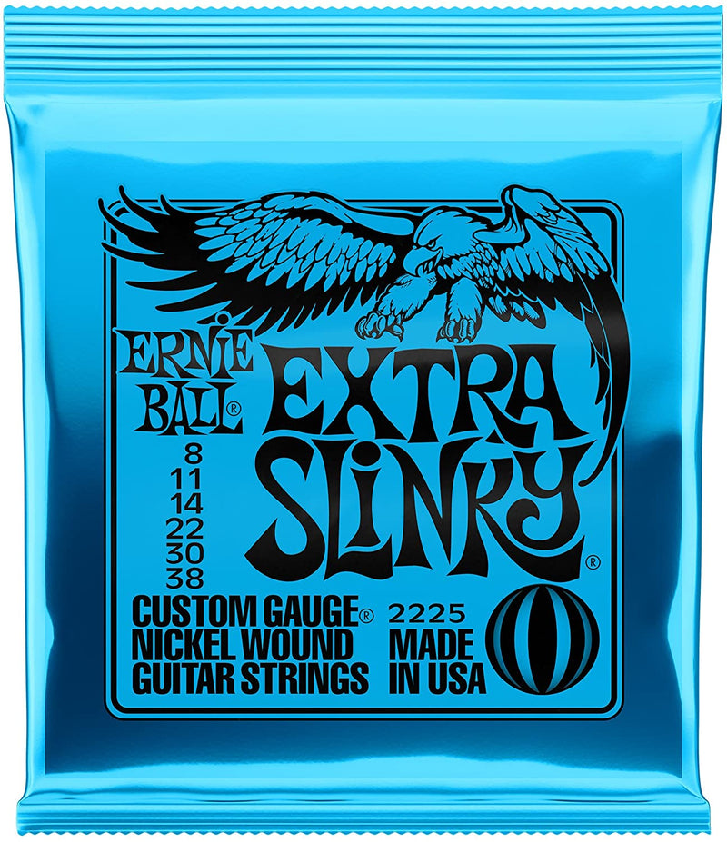Ernie Ball P02225 Extra Slinky 08-38 Nickel Wound Electric Guitar Strings