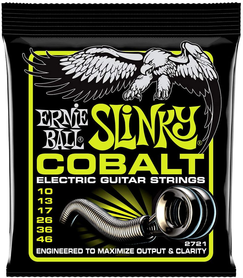 Ernie Ball P02721 Cobalt Regular Slinky 10-46 Electric Guitar Strings
