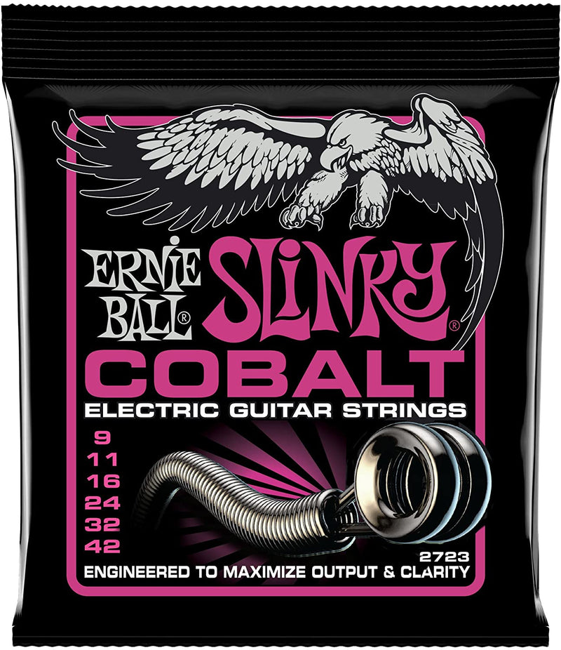 Ernie Ball P02723 Cobalt Super Slinky 09-42 Electric Guitar Strings