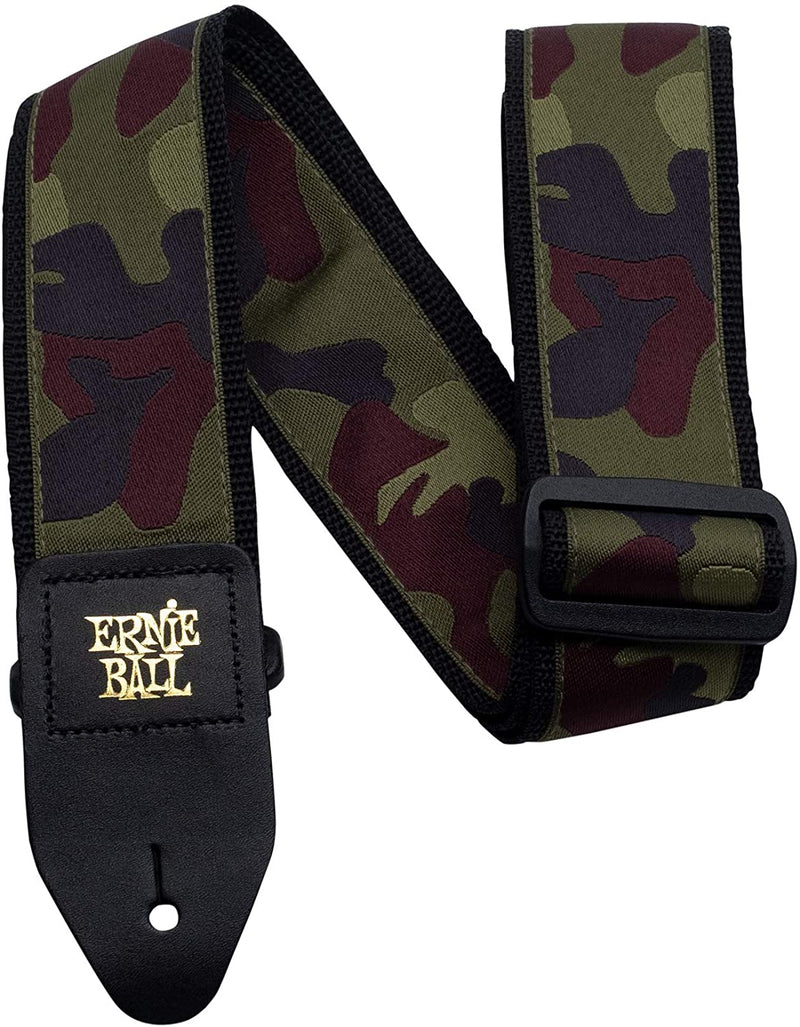 Ernie Ball P04105 Traditional Camo Jacquard Strap - Camouflage