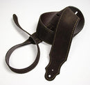 Franklin 3A-CH-G 2' Chocolate Suede Buck Backing Guitar Strap