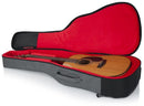 Gator Cases Transit Series Acoustic Guitar Bag-GT-ACOUSTIC-GRY