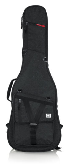 Gator GT-ELECTRIC-BLK Transit Series Electric Guitar Gig Bag with Charcoal Black Exterior