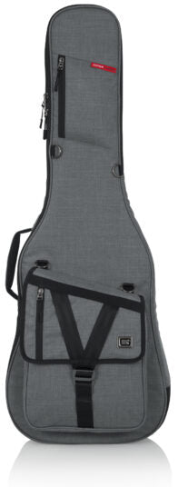 Gator GT-ELECTRIC-GRY Transit Series Electric Guitar Gig Bag with Grey Exterior