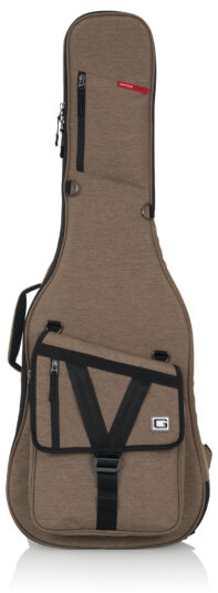 Gator GT-ELECTRIC-TAN Transit Series Electric Guitar Gig Bag with Tan Exterior