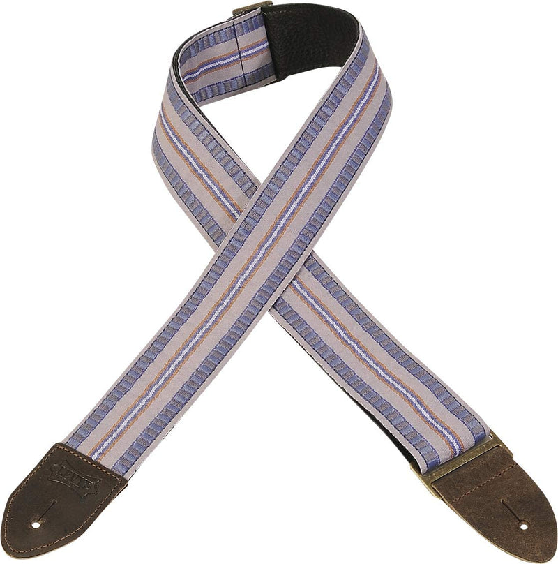Levy's M8HTV-23 2" Vintage Hootenanny Jacquard Weave Guitar Strap with Garment Leather Backing