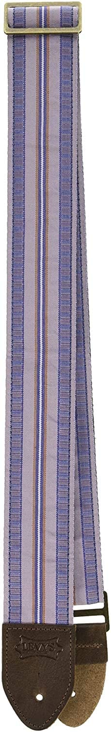 Levy's M8HTV-23 2" Vintage Hootenanny Jacquard Weave Guitar Strap with Garment Leather Backing