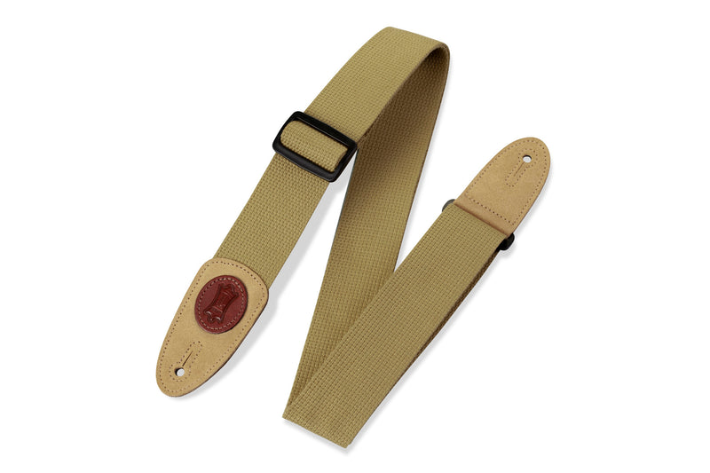 Levy's MSSC8-TAN Cotton Guitar Strap - Tan