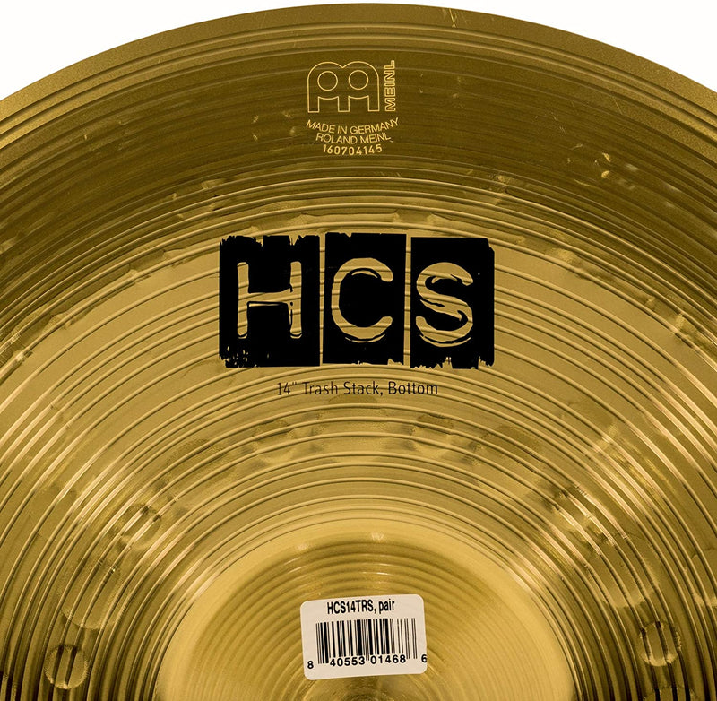 Meinl Cymbals HCS14TRS HCS Trash Stack Cymbals - 14"