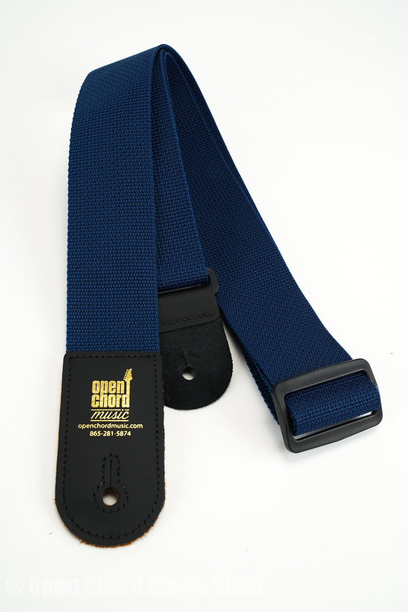 Levy's M8POLY-NAV Open Chord Guitar Strap - Navy