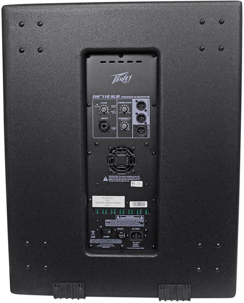 Peavey 03614760 DM118 18" Powered Subwoofer Cabinet