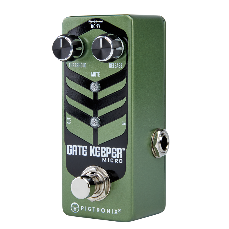 Pigtronix GKM Gatekeeper Micro High Speed Noise Gate Guitar Pedal