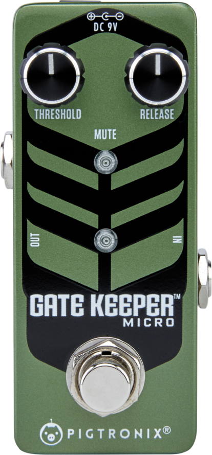 Pigtronix GKM Gatekeeper Micro High Speed Noise Gate Guitar Pedal