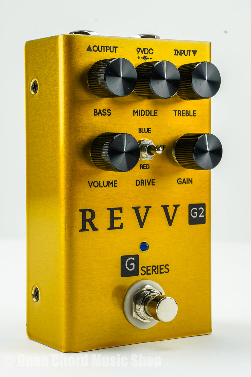 g2 pedal REVV G2 Overdrive Pedal Gold Edition Guitar Pedal