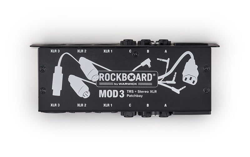 RockBoard MOD 3 V2 - All-in-One TRS & XLR Patchbay for Vocalists & Acoustic Players