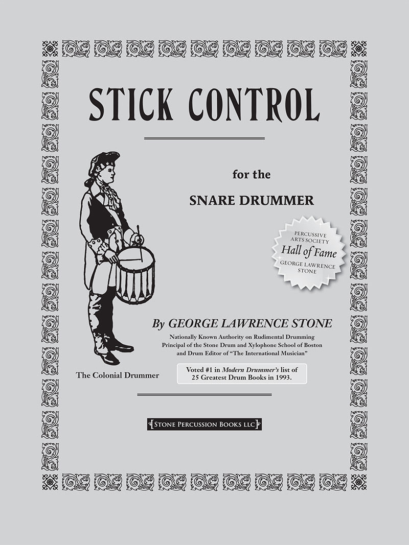 Stick Control For the Snare Drummer Percussion Book