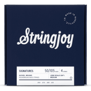 Stringjoy Signatures | 4 String Long Scale Nickel Wound Bass Guitar Strings, Medium Gauge (50-105)