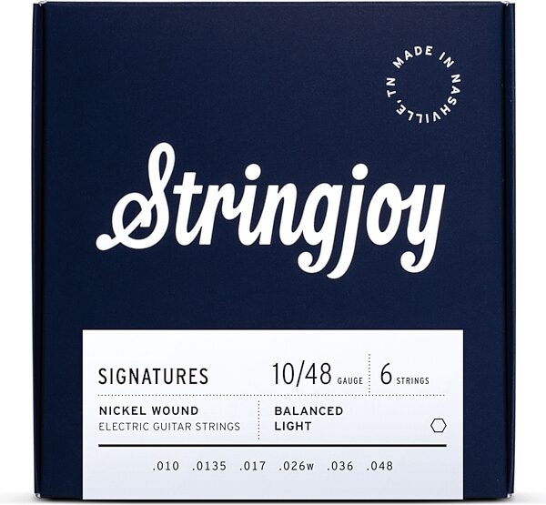Stringjoy Signatures | Balanced Light Gauge (10-48) Nickel Wound Electric Guitar Strings