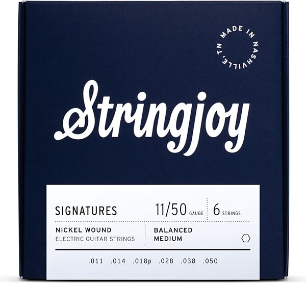 Stringjoy Signatures | Balanced Medium Gauge (11- 50) Nickel Wound Electric Guitar Strings