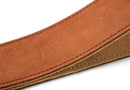 Taylor 4103-25 Gemstone 2.5" Sanded Leather Guitar Strap Medium Brown