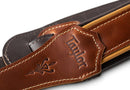 Taylor 4107-25 Century 2.5" Leather Guitar Strap Brown/Butterscotch/Black