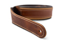 Taylor 4107-25 Century 2.5" Leather Guitar Strap Brown/Butterscotch/Black