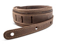 Taylor 4114-25 Element Distressed Leather Guitar Strap - Dark Brown 2.5"