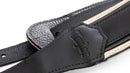 Taylor 4127-25 2.5" American Dream Leather Strap - Black/White