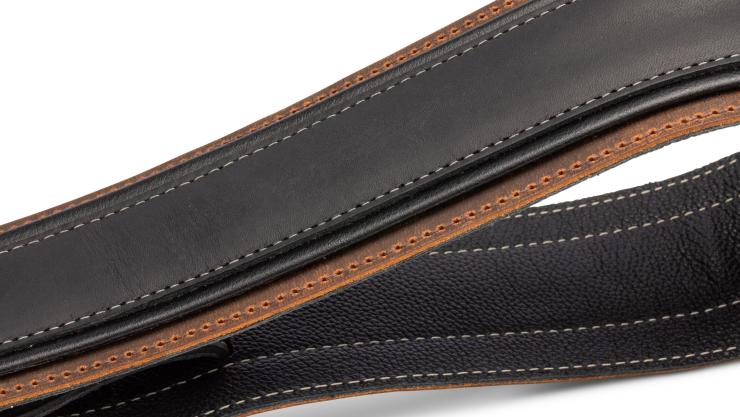 Taylor 4128-25 2.5" American Dream Leather Strap - Brown/Black