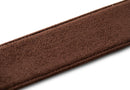 Taylor 4204-22 2.25" Vegan Leather Guitar Strap - Chocolate Brown Sequin