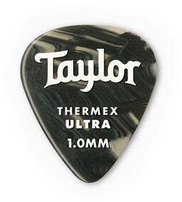 Taylor 80716 Taylor Premium 351 Thermex Ultra Picks Black Onyx 1.00mm 6-Pack