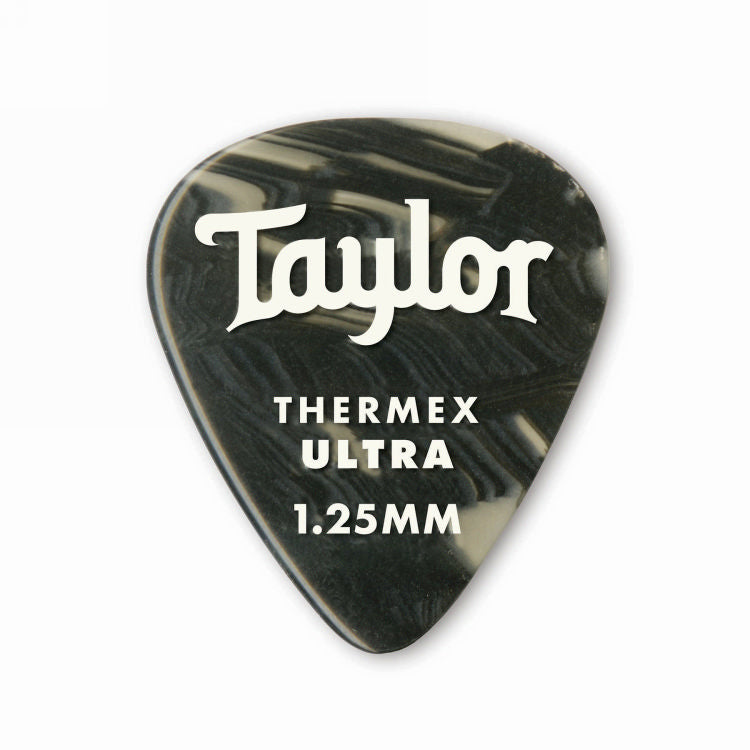 Taylor 80717 Taylor Prem 351 Thermex Ultra Picks Black Onyx 1.25mm 6-Pack