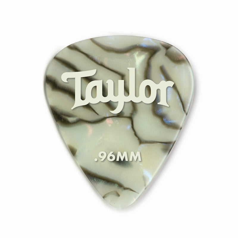 Taylor 80736 Celluloid 351 Guitar Picks .96mm Abalone - 12 Pack