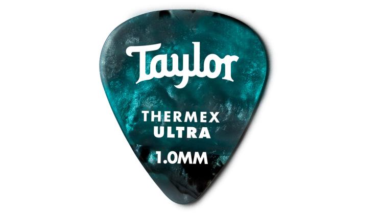 Taylor 80738 Premium Thermex 351 Guitar Picks - Abalone 1.00mm 6-Pack