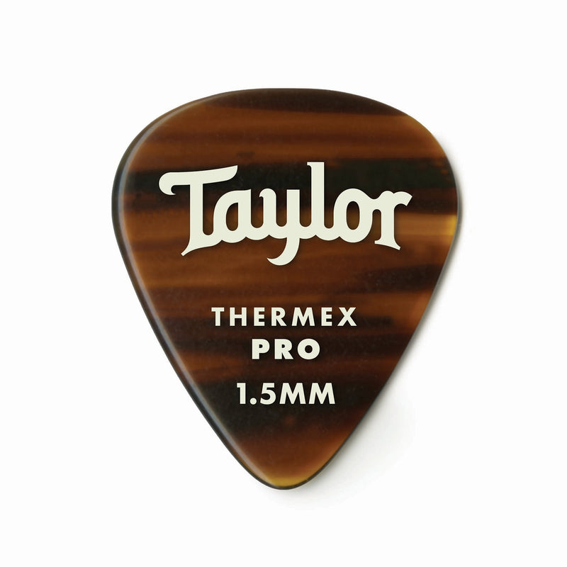 Taylor 80759 Premium Darktone 351 Thermex Pro Guitar Picks 1.50mm Tortoise Shell - 6 Pack