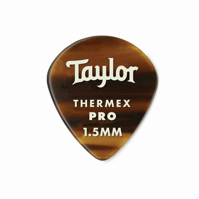 Taylor 80770 Premium Darktone 651 Thermex Pro Guitar Picks 1.50mm Tortoise Shell - 6 Pack