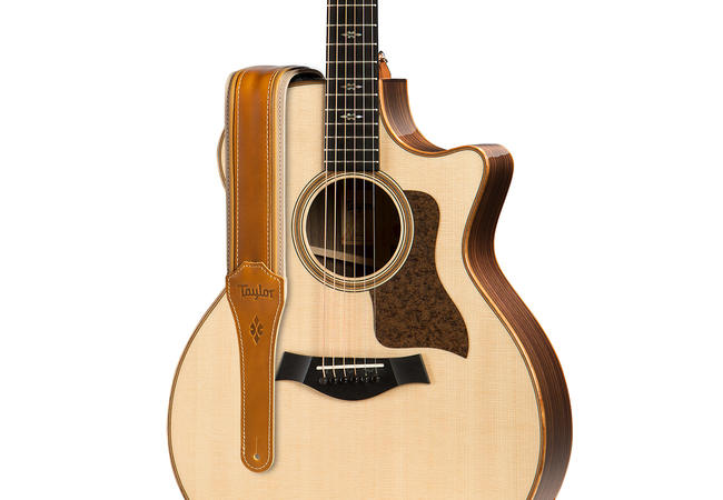 Taylor Guitars 7250-00 Reflections 2.5" Leather Strap - Palamino