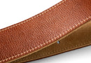 Taylor Guitars TL250-03 2.5" Leather & Suede Strap - Medium Brown