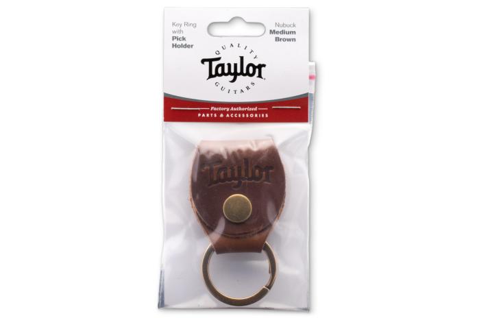 Taylor TKR-03 Key Ring w/ Pick Holder Medium Brown