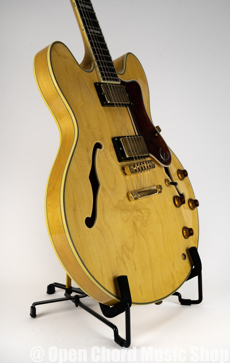Epiphone 1998 Sheraton II Natural w/ Hardshell Case - USED - MK-CON