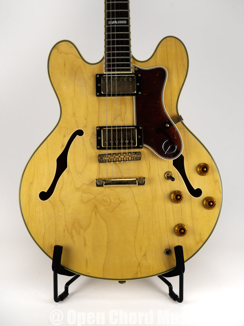Epiphone 1998 Sheraton II Natural w/ Hardshell Case - USED - MK-CON